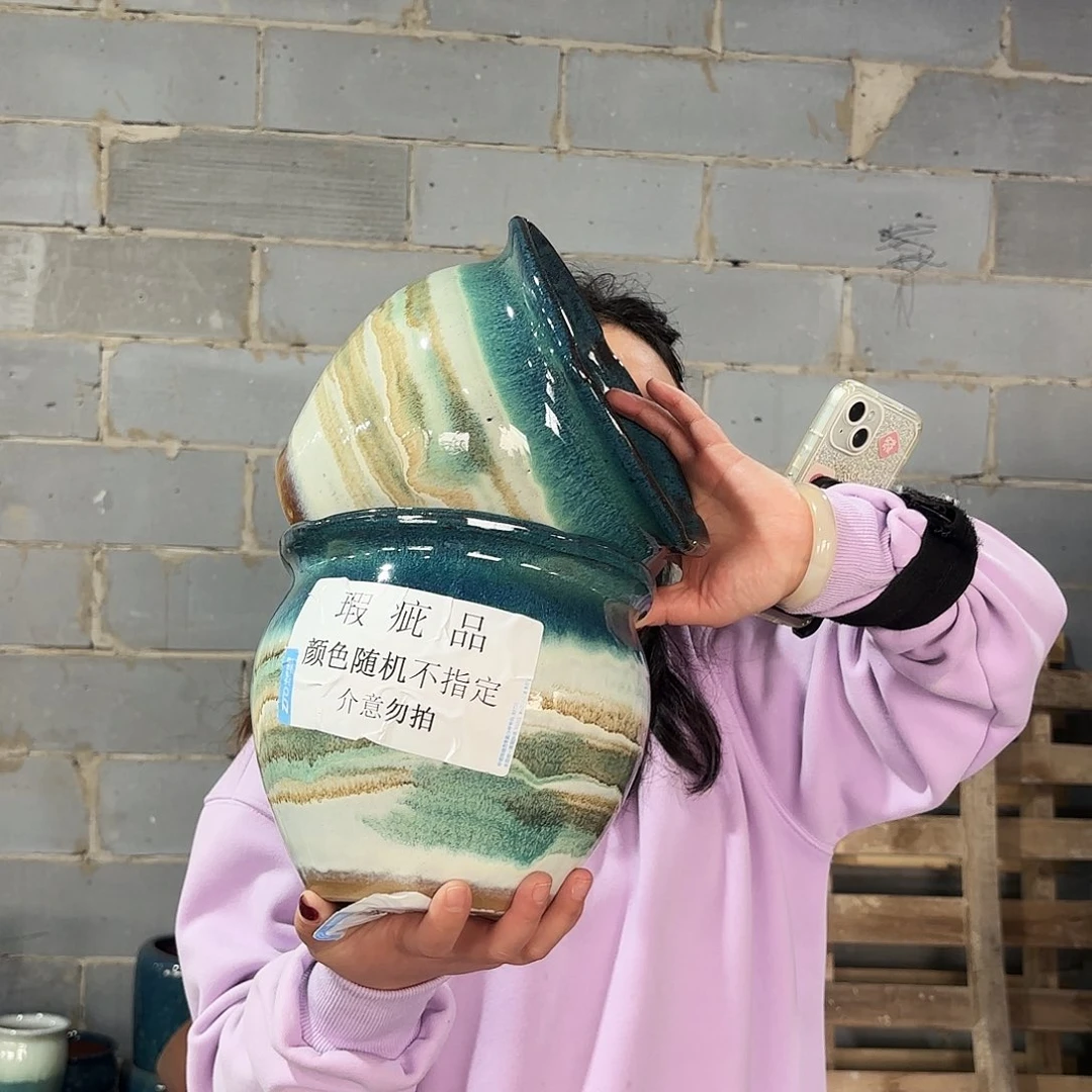 瑕疵两个高18/20红陶