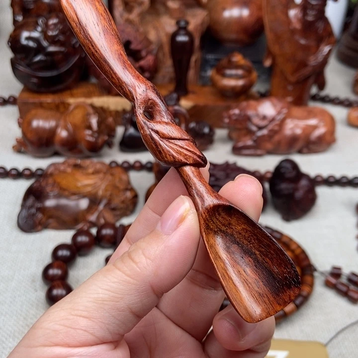 黄花梨/降香黄檀把件小茶铲