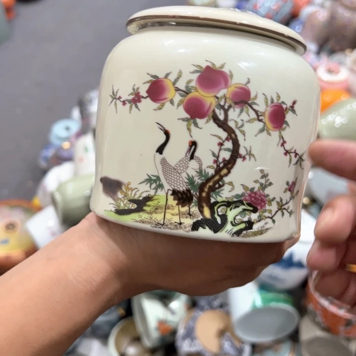 瑕疵福利品陶瓷茶叶罐