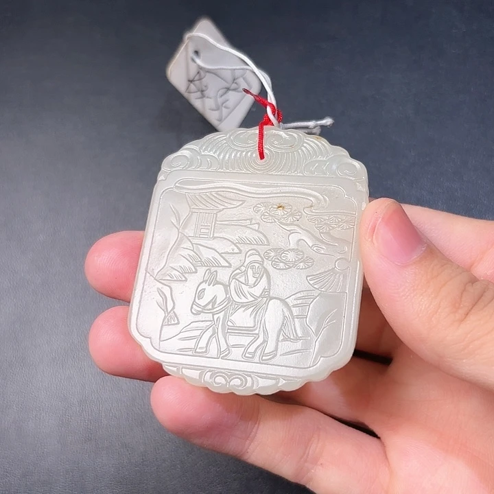 和田玉挂件未镶嵌鸿***0