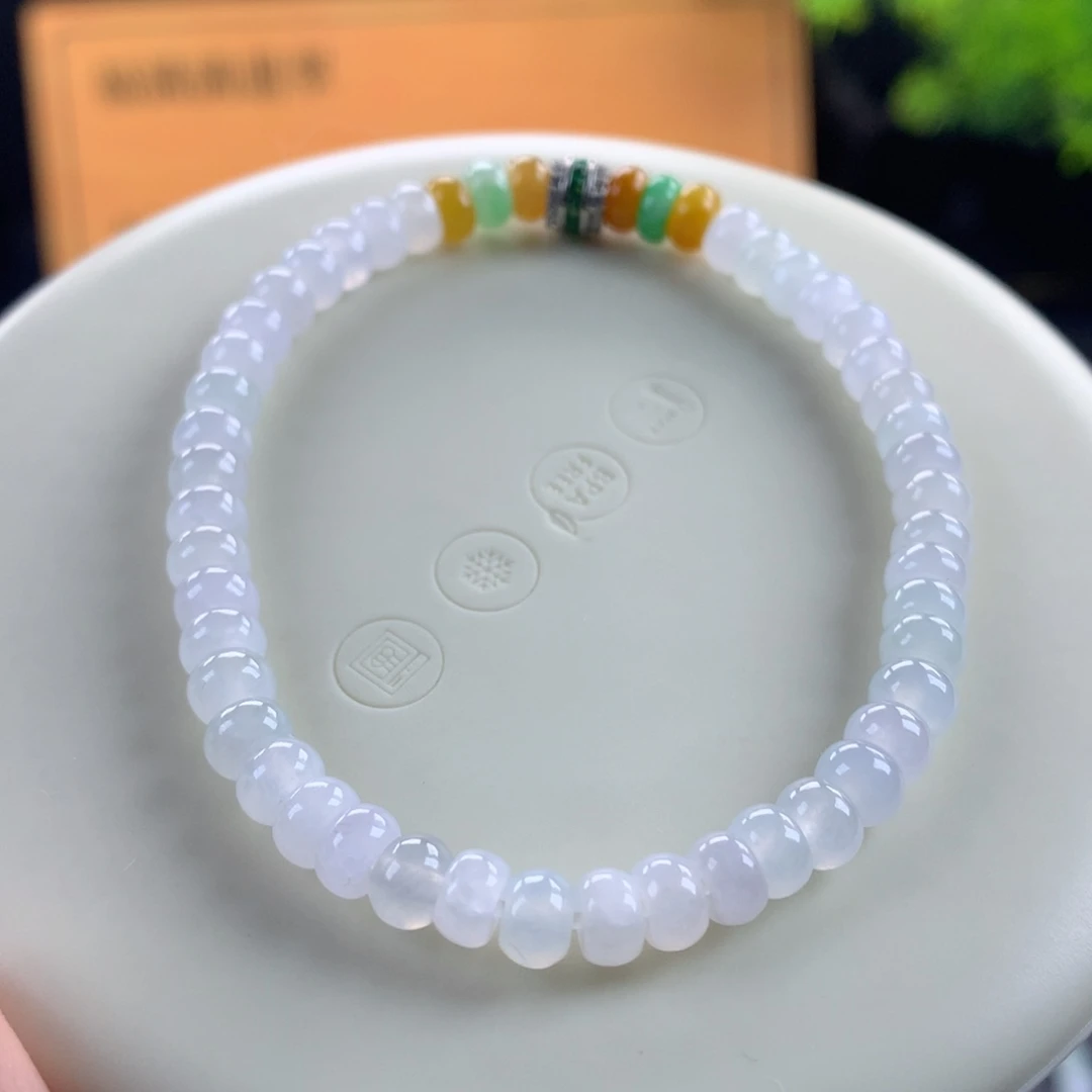翡翠未镶嵌手链卡5.2
