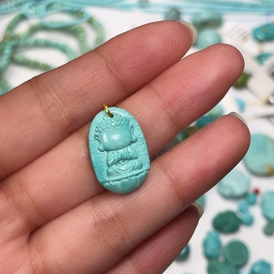 绿松石未镶嵌配饰