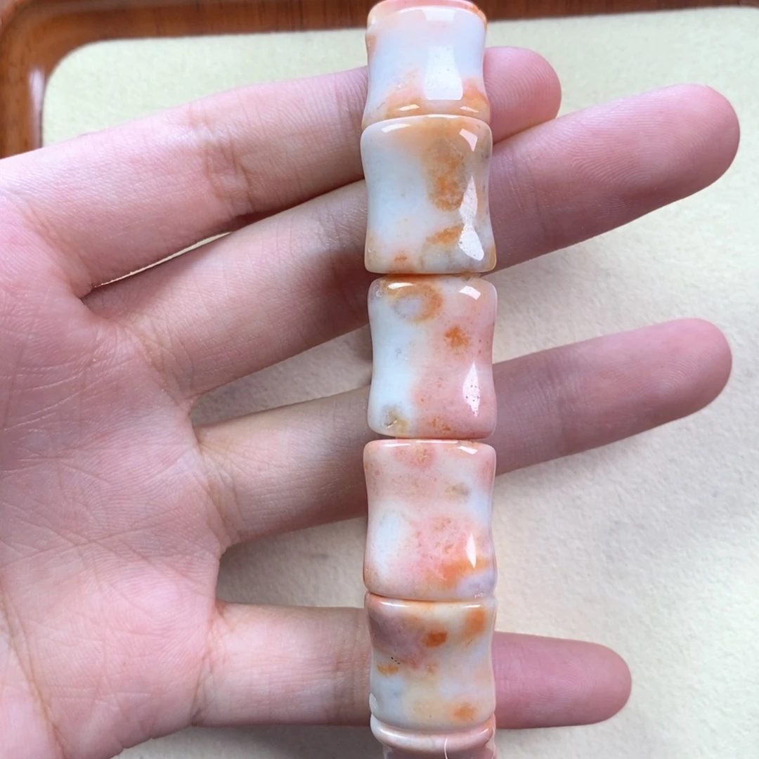 硅化玉未镶嵌手链