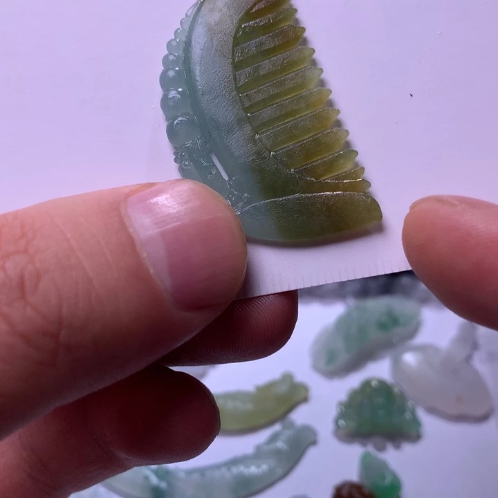 定制翡翠未镶嵌毛货