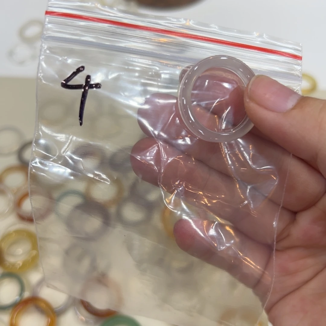 玛瑙/玉髓戒指未镶嵌4港21