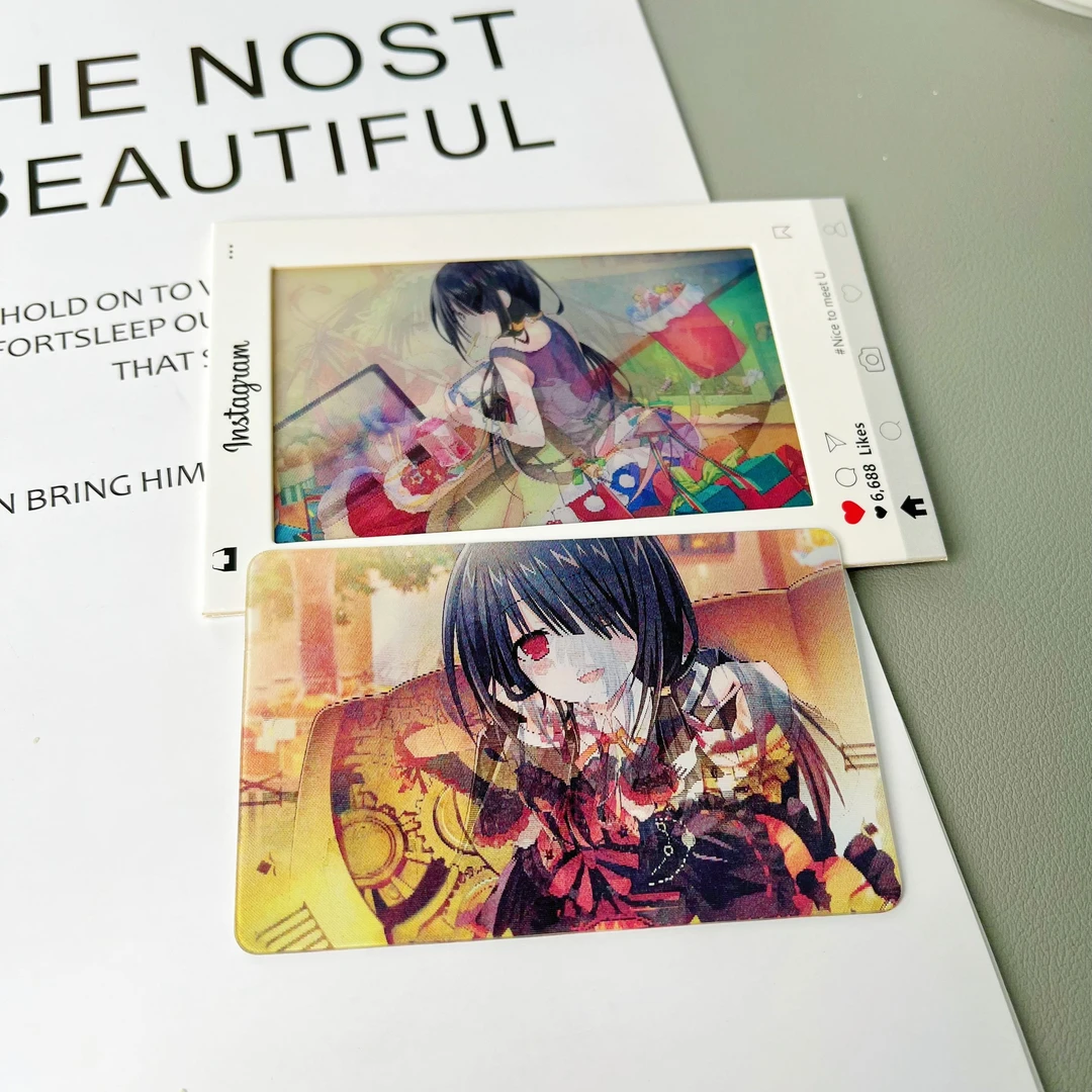 时崎狂三  约会大作战  刻刻帝 典藏3D四变光栅卡