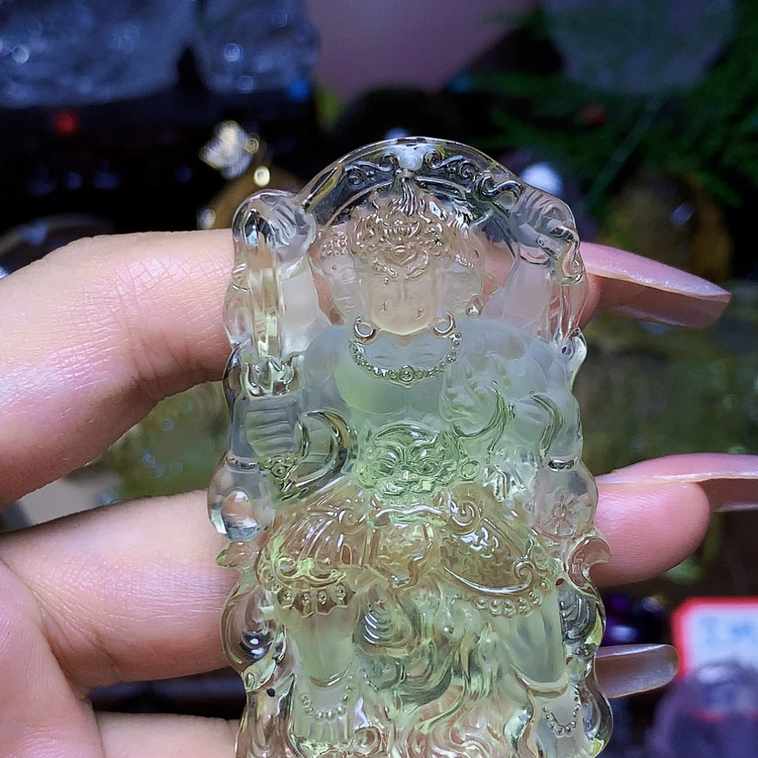渡***羽未镶嵌颈饰水晶天然