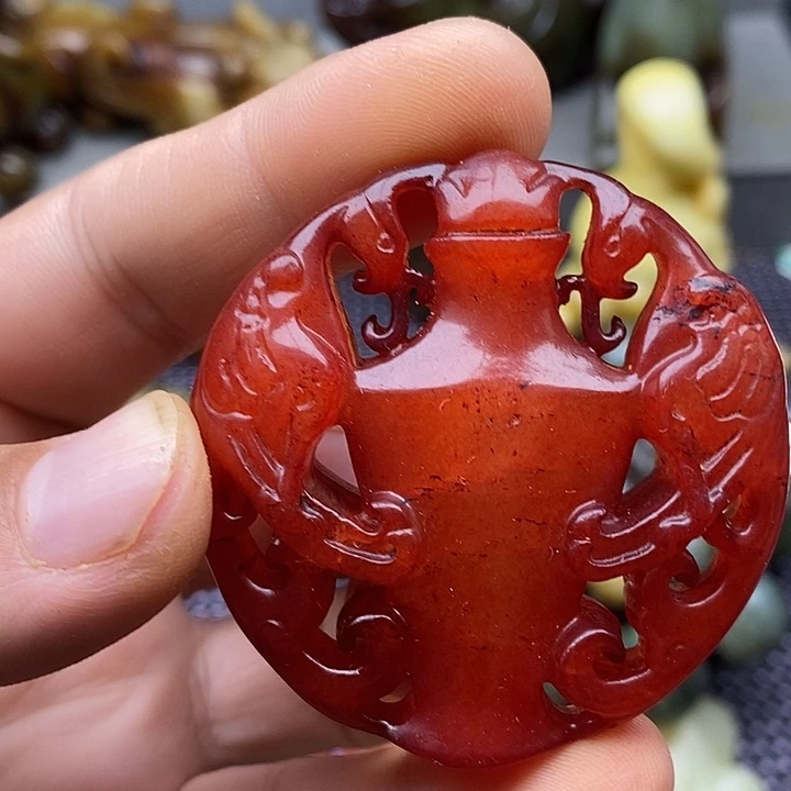 未镶嵌蛇纹石玉颈饰