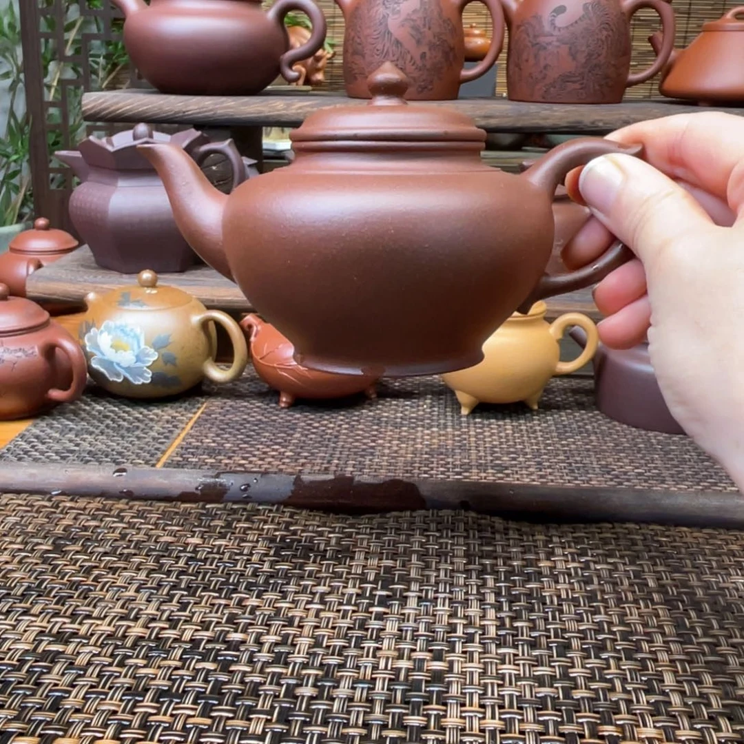 茶壶紫砂宜兴原矿紫砂手工制240