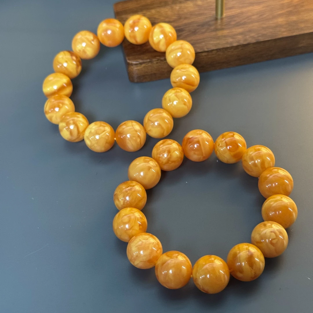 【景旺】【补发专用云端妖】15mm+老蜡丹麦妖花散珠＠多样性发其中一颗