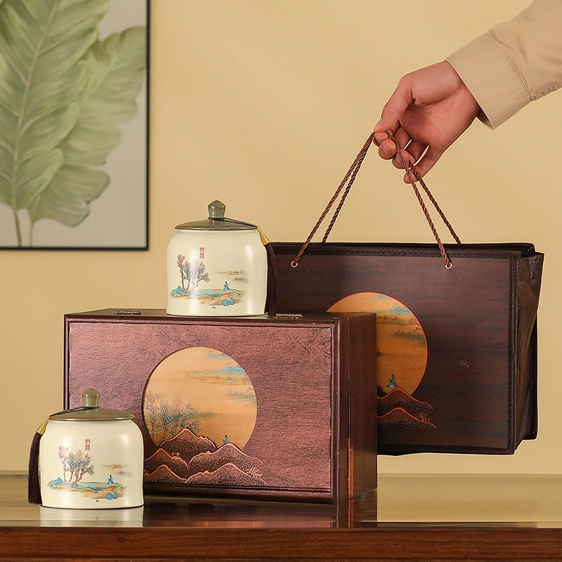 【山水情缘】25年新茶金骏眉浓香型高山岩茶果香耐泡陶瓷罐装礼盒装