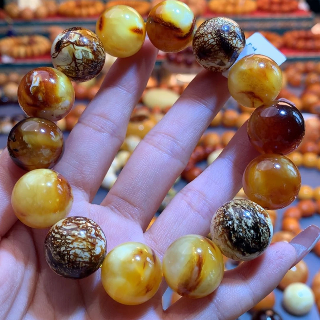 【闪购商品】未镶嵌琥珀手链蜜蜡