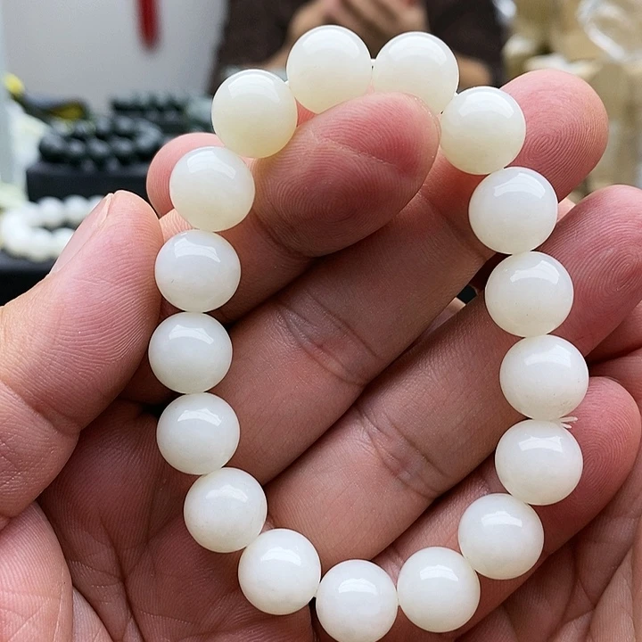 【闪购商品】未镶嵌手串和田玉12白