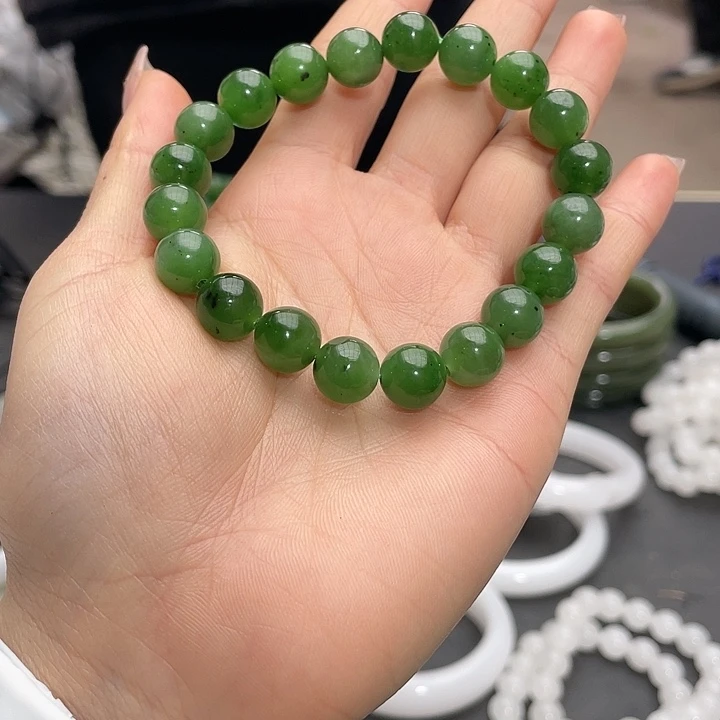 红***客和田玉未镶嵌手串红皮手串