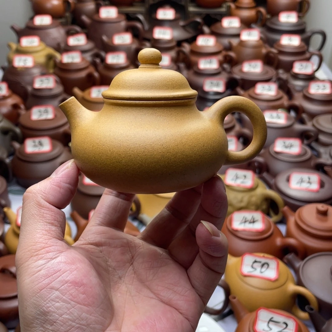紫砂茶壶宜兴紫砂半手工