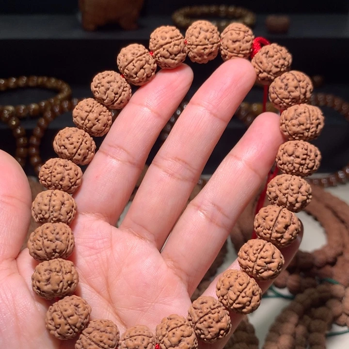 金刚菩提吊坠龙珠手串14.7