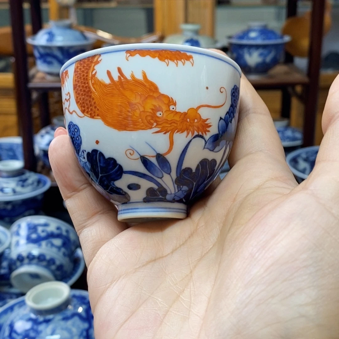 小卿亭龙纹墩墩杯