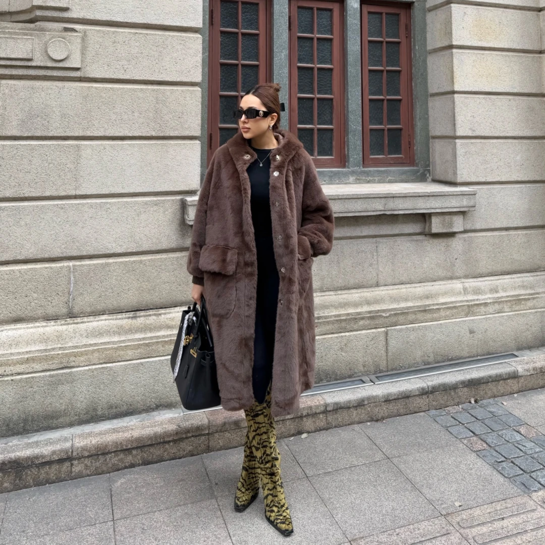 代斯定制款毛毛外套