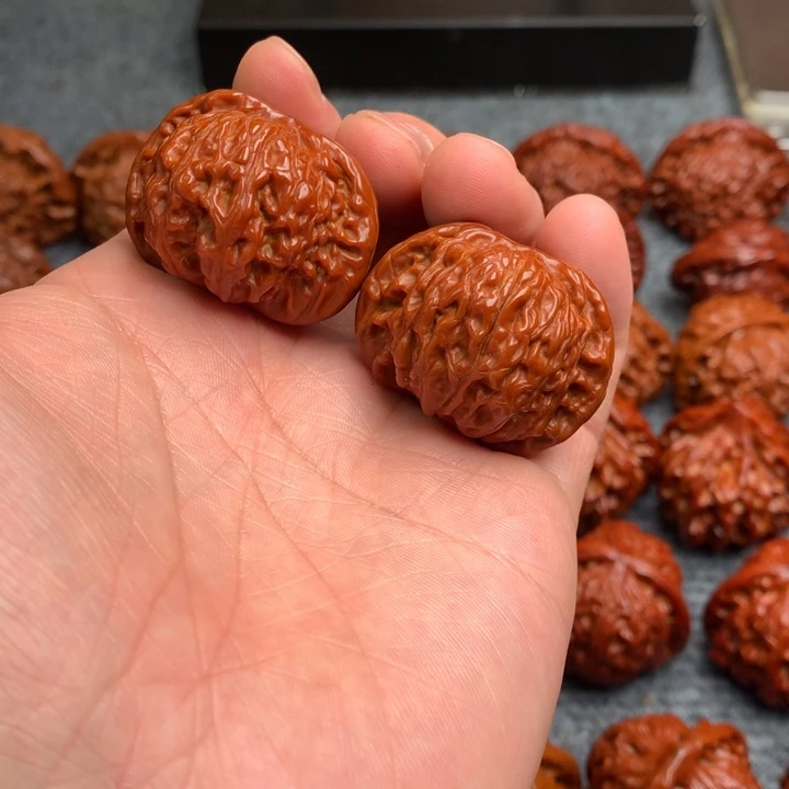 文玩核桃把件欢3磨盘38