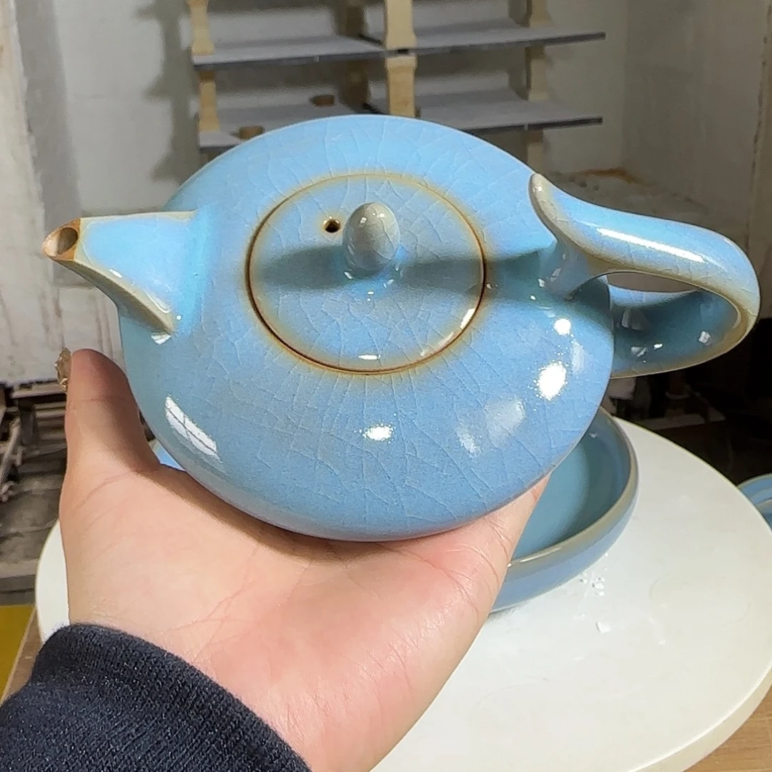 陶摆件郑家钧窑摆件微