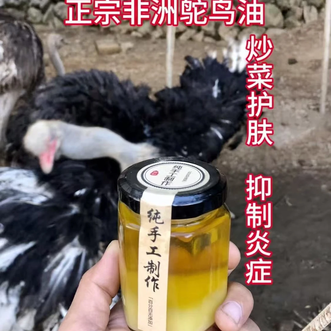 13号鸵鸟鸟油新鲜练制爱她就送她鸟油油