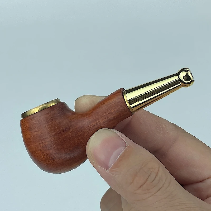 小巧迷你实木烟斗粗支可用手工便携