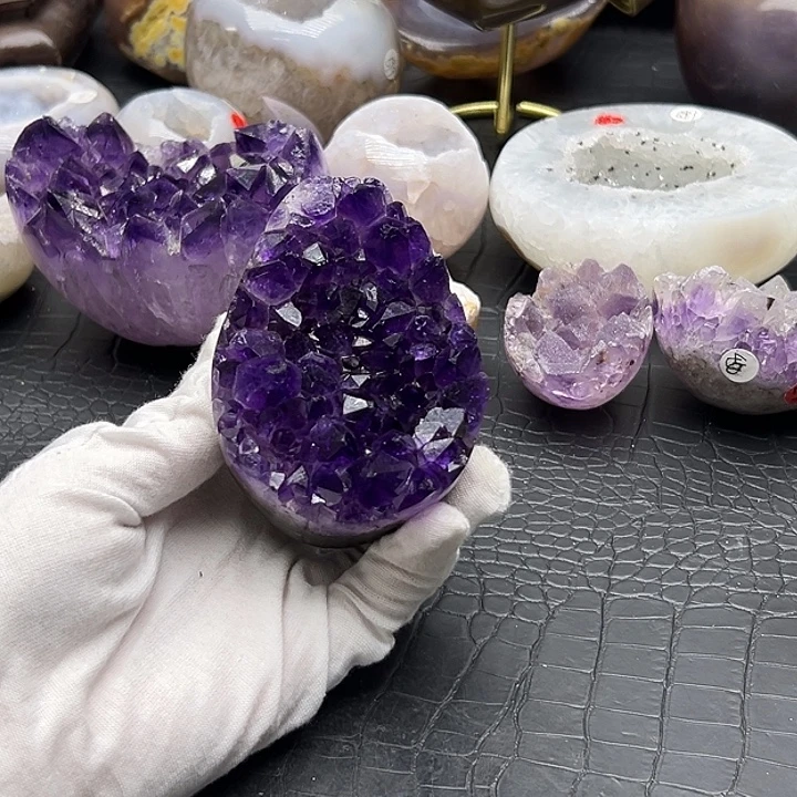 未镶嵌水晶珠宝半成品帝紫牙70