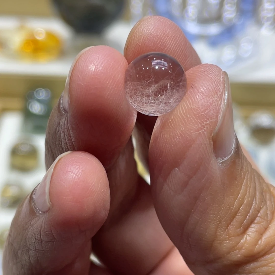 爱***鱼珠宝半成品未镶嵌水晶