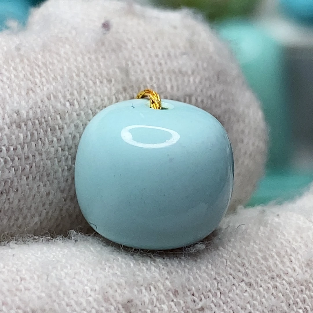 绿松石未镶嵌天然原矿 带武汉地大证书