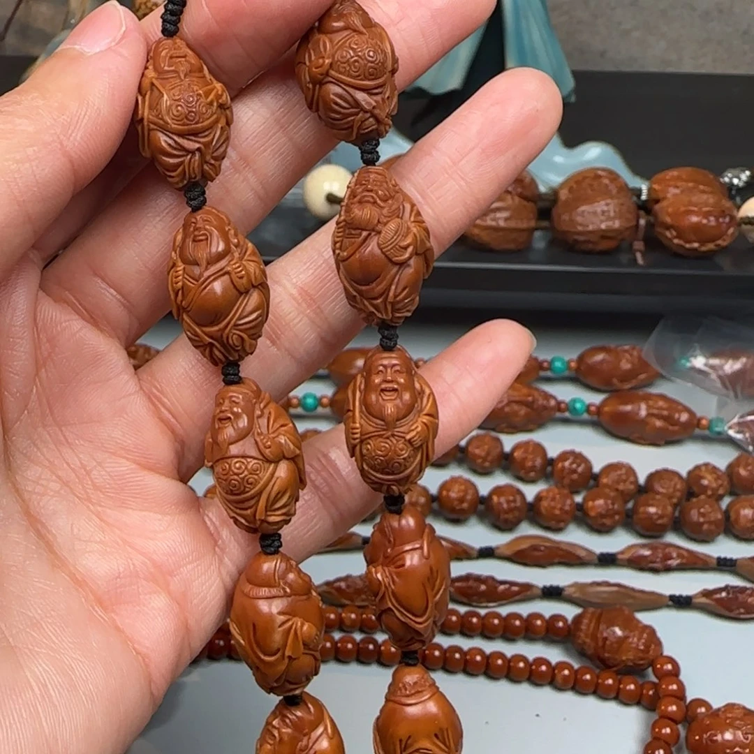 橄榄核手串/手链1.5尺寸十八群仙手持