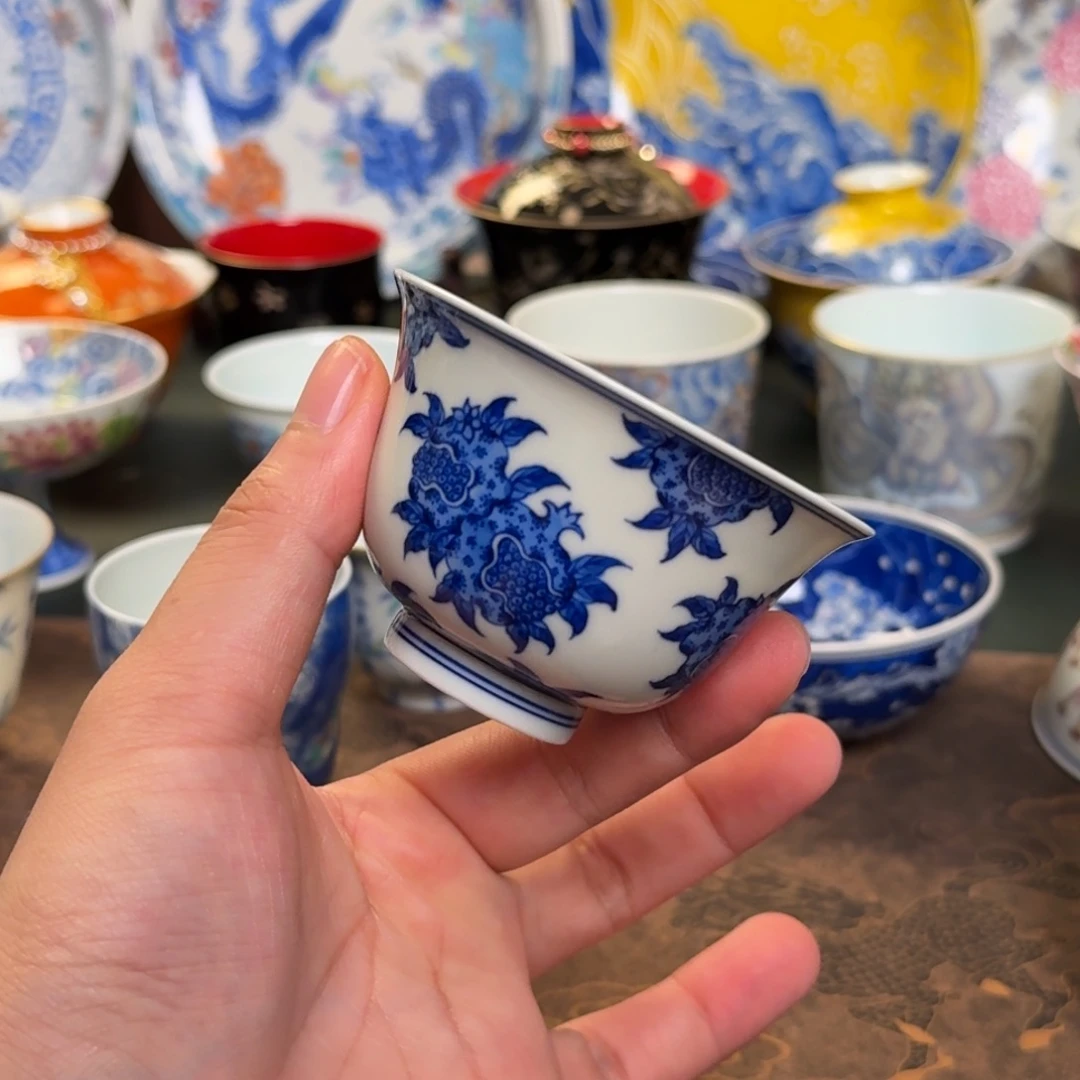 纯手工手绘陶瓷茶具