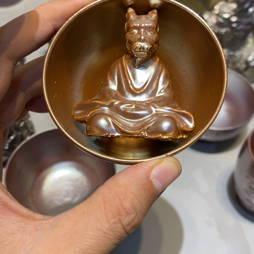 柴烧茶具陶瓷杯子