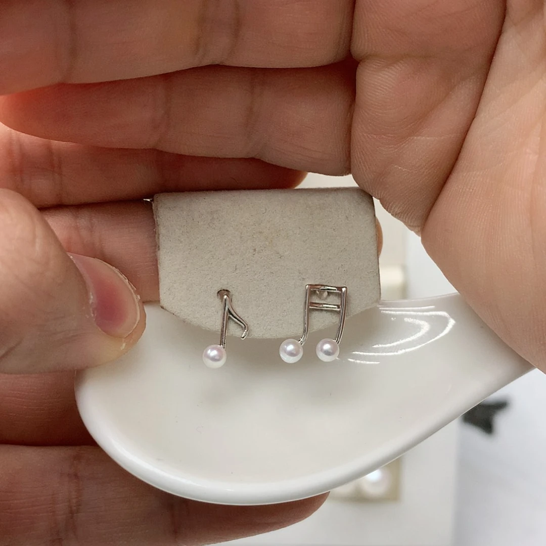 【闪购商品】淡水珍珠耳饰银S925镶嵌