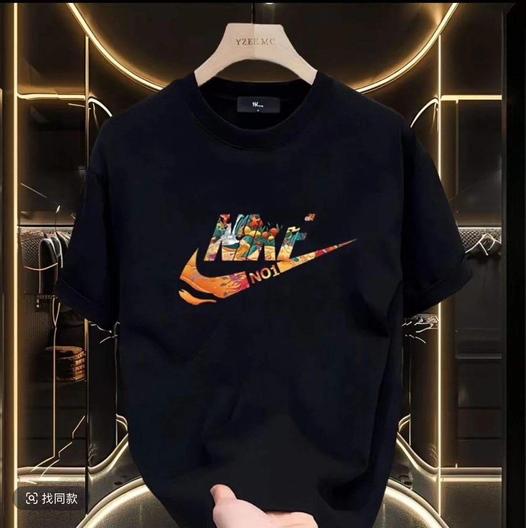 【一折粉丝福利】夏季潮牌男女同款百搭T恤-05