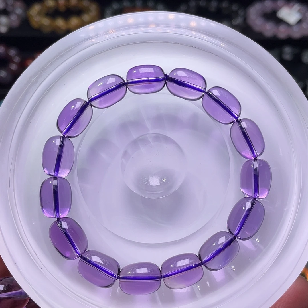 手链未镶嵌水晶巴西紫水晶