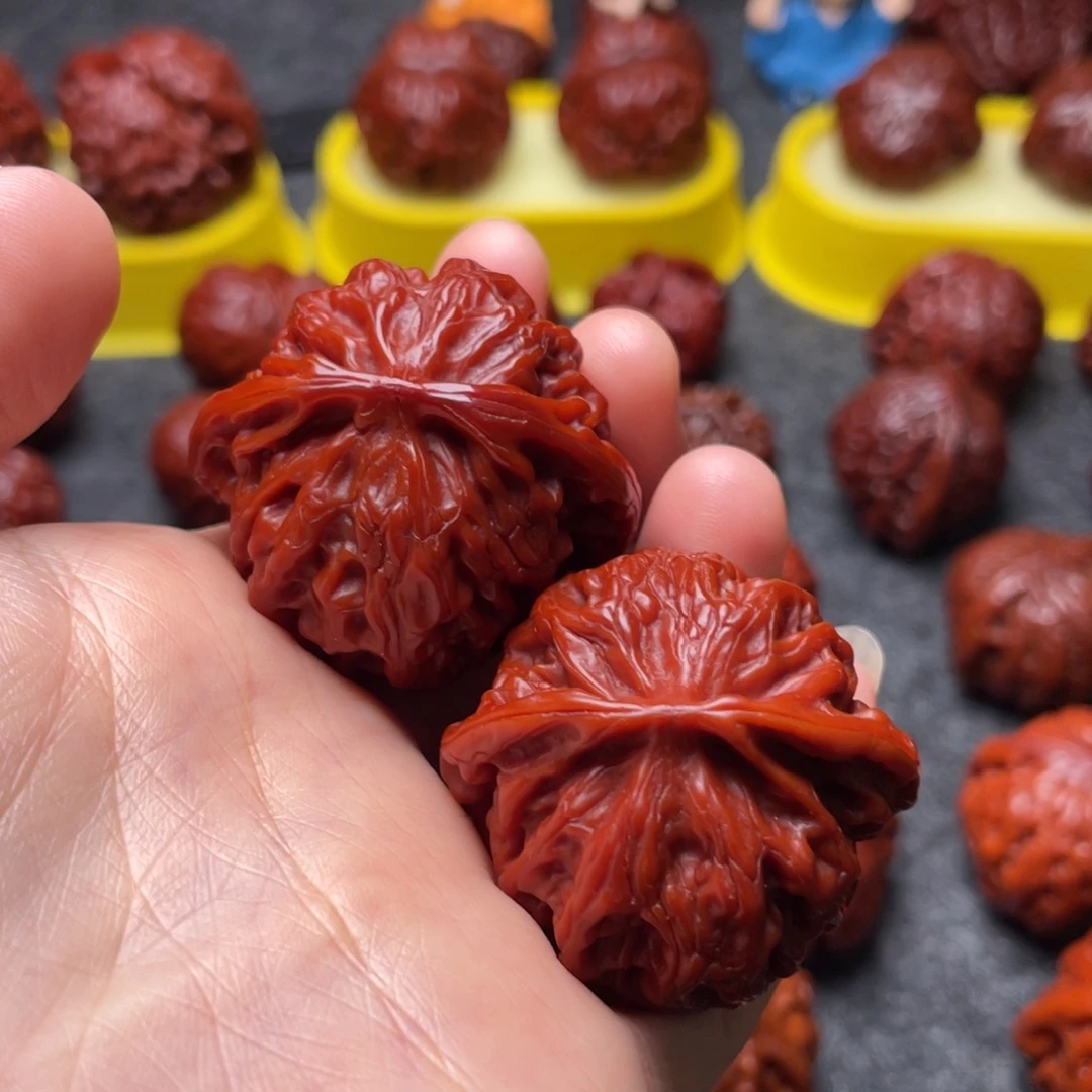 文玩核桃吊坠文玩核桃 手把件 苹果圆 39