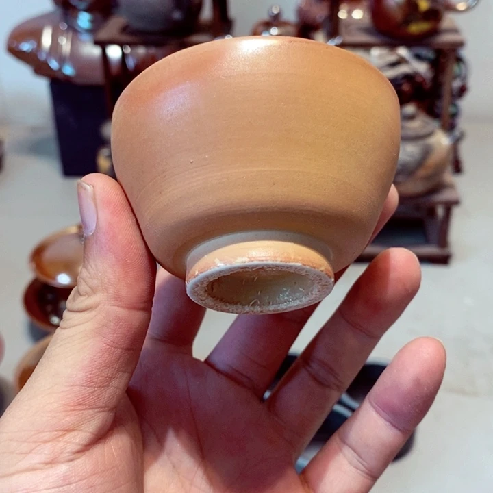柴烧茶具陶瓷杯子