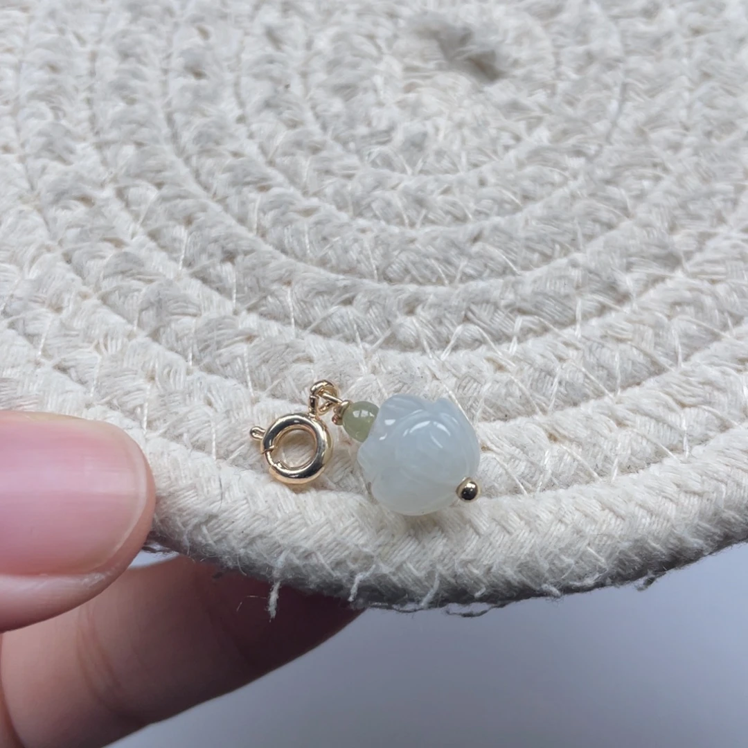 翡翠未镶嵌颈饰天然A货缅甸翡翠