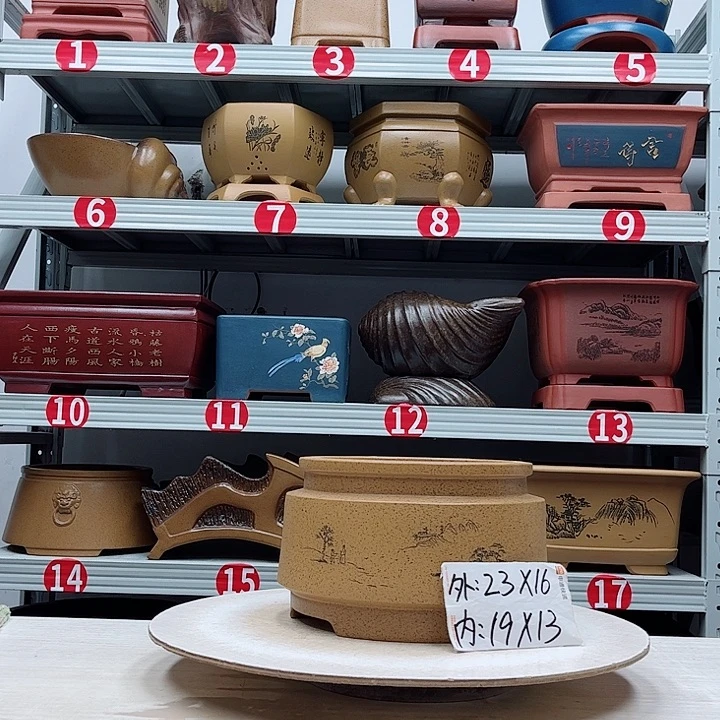 紫砂花盆紫砂花盆