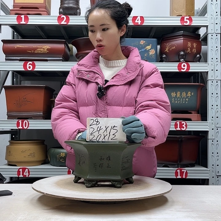 紫砂花盆紫砂花盆