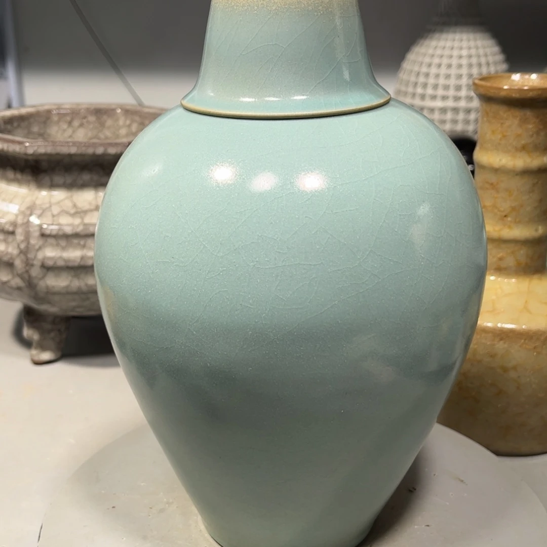 瓶文****6汝窑瓷器品相完美