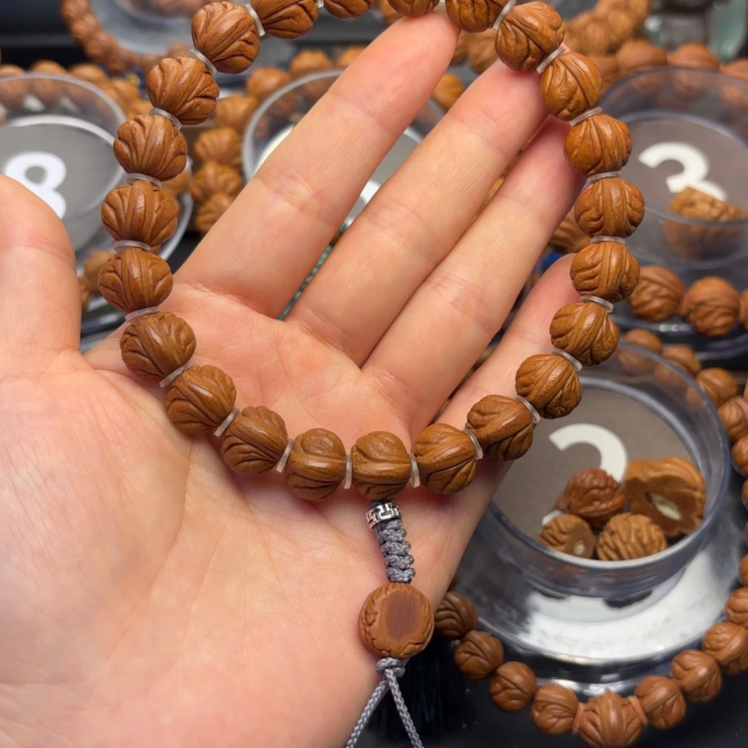 桃核吊坠野生玉龙脊13尺寸