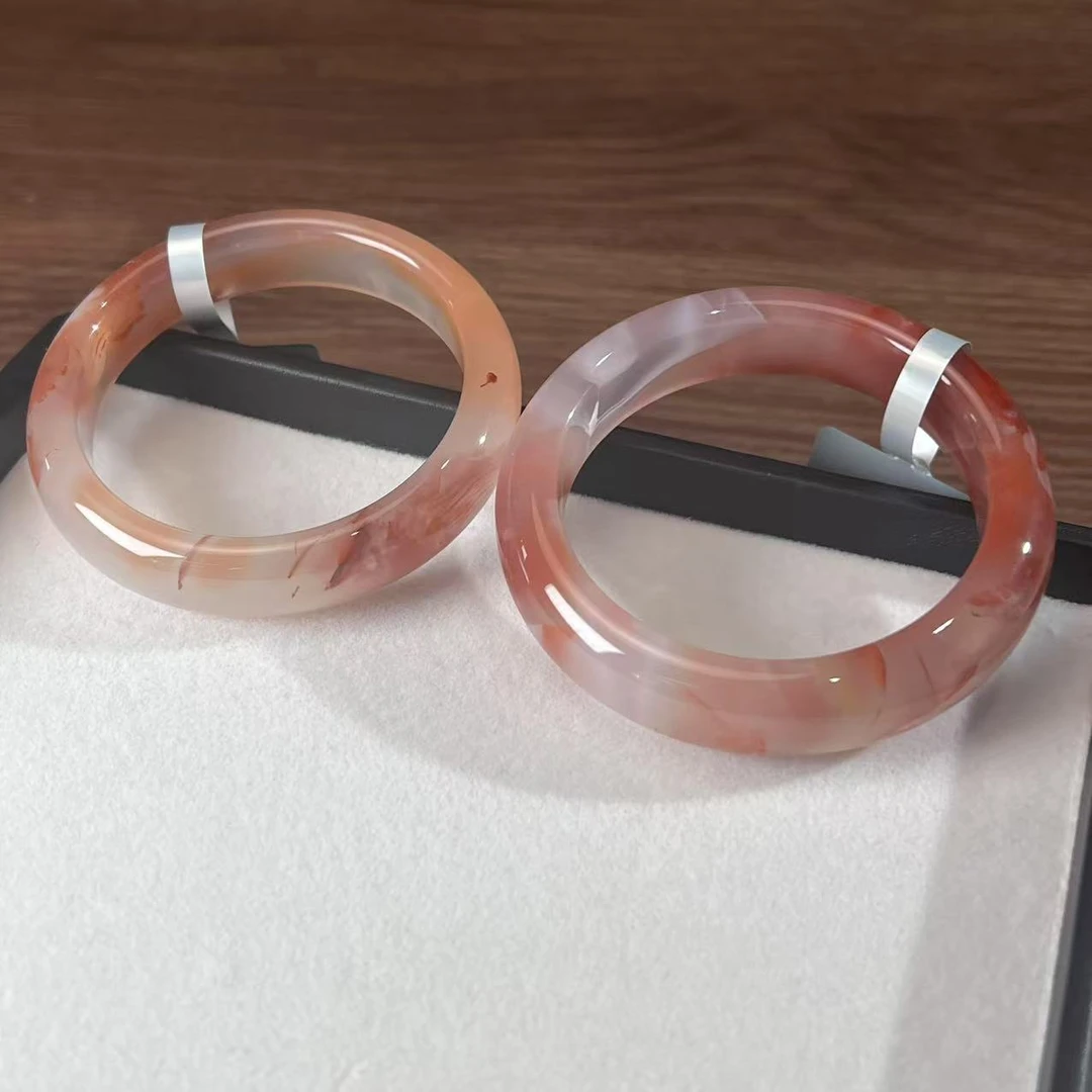 【睿泽鉴宝】南红正圈手镯多样性发一有瑕(53-62#)AE0928