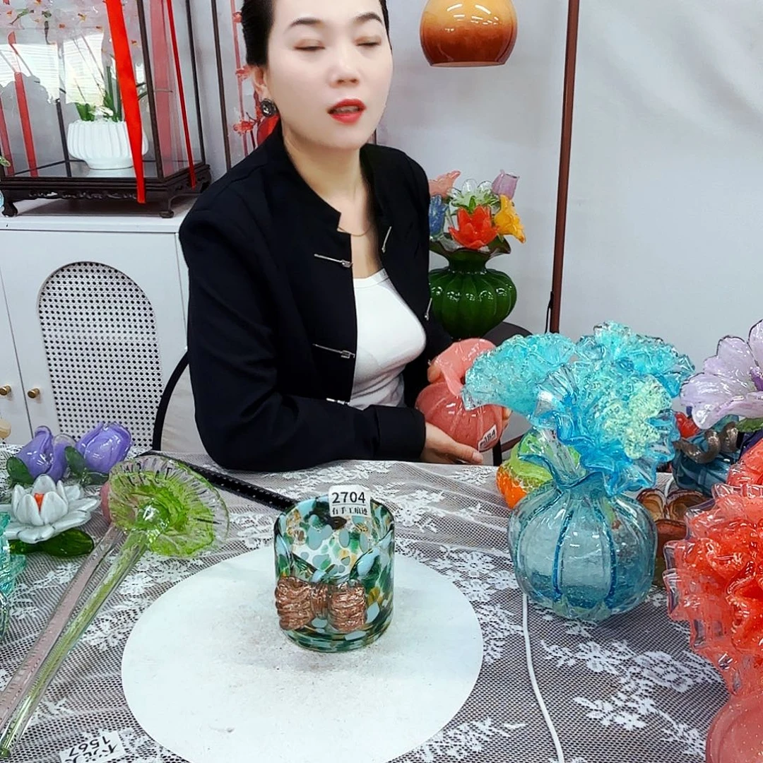 琉璃花瓶花器艺术品