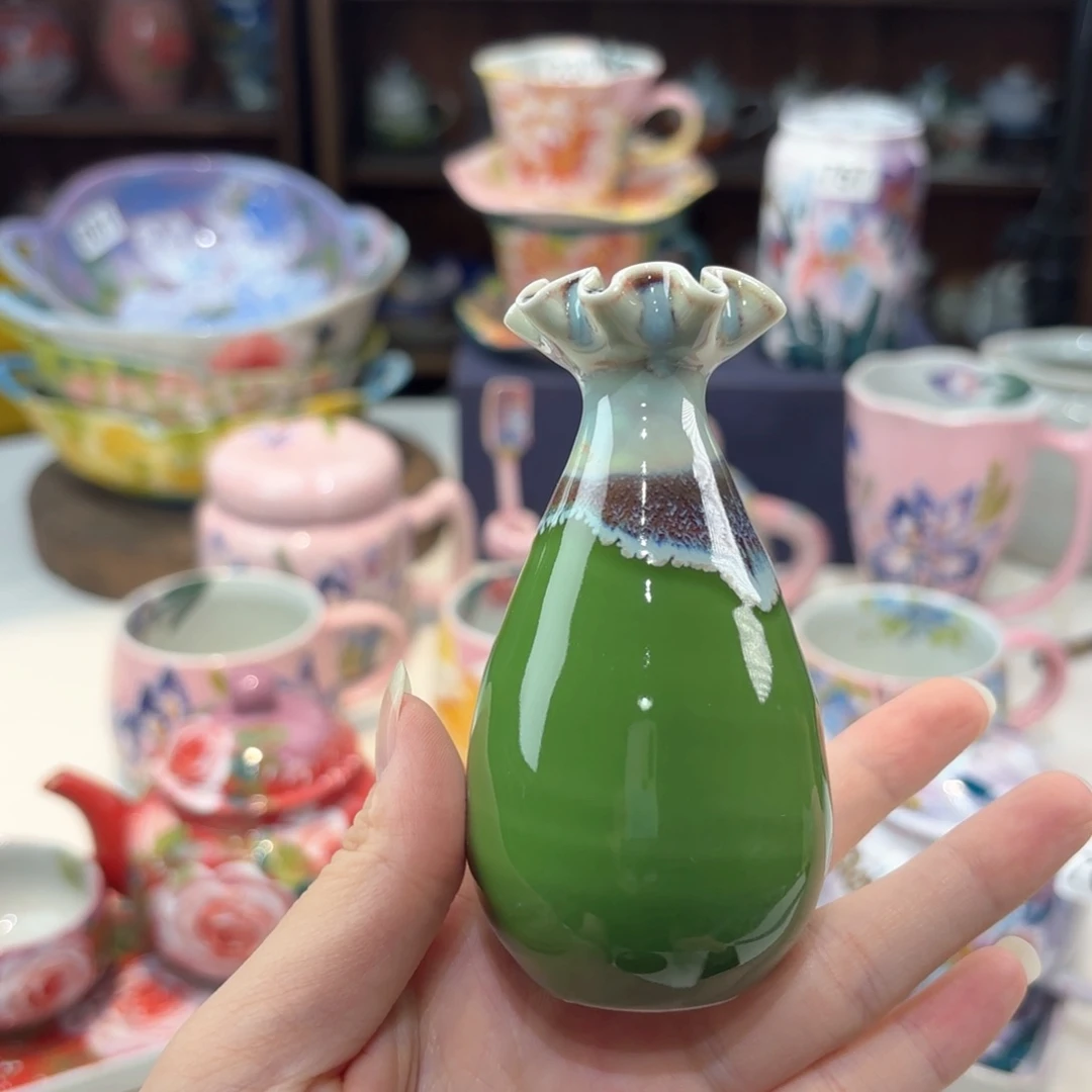 景德镇手绘高温釉下彩陶瓷茶具
