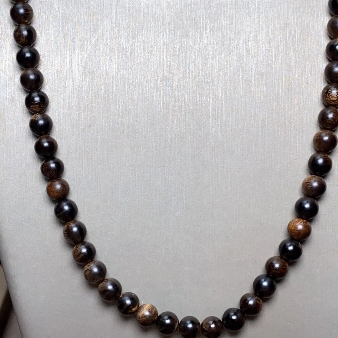 沉香手串越南芽庄白棋楠瘤疤06×108