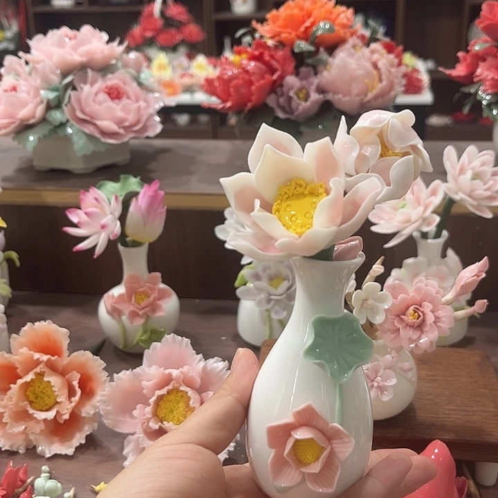 瓷片陶瓷工艺品摆件