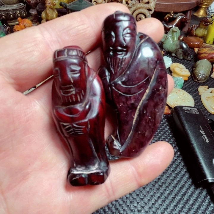 滴血莲花菩提吊坠扮**虎