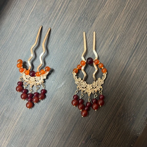 春亦归古风发饰发簪 手工制作默认微瑕