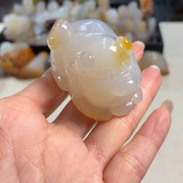 玛瑙/玉髓未镶嵌吊坠(不含链)